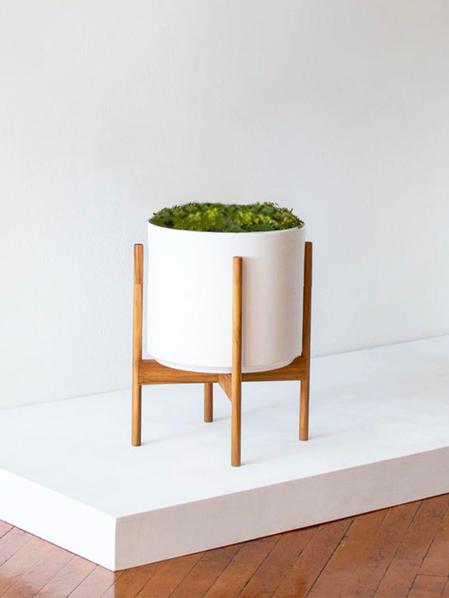 Cache-pot Velvet Blanc - Le 32