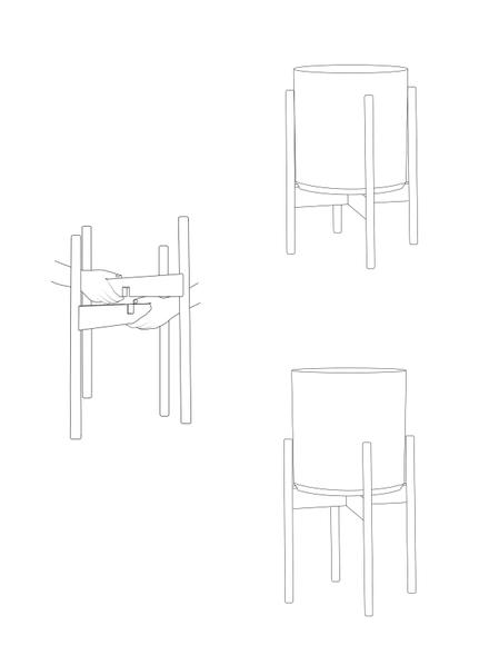 How to assembly the Léon & George Premium Plant Stand