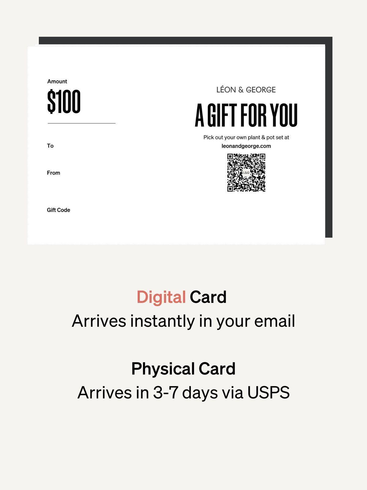 Digital Gift Card