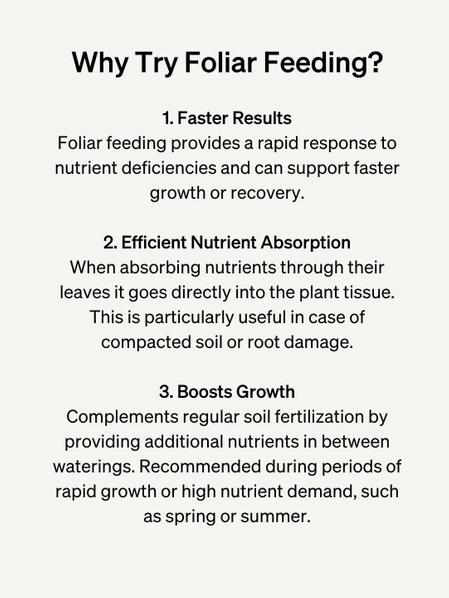 Natural Foliar Feed