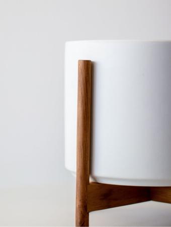 Crafted from high-fired stoneware, our heirloom quality ceramic planters are as timeless as they are beautiful. Lightweight yet sturdy, fully water-sealed to protect your floors, and available in various different sizes and styles.
