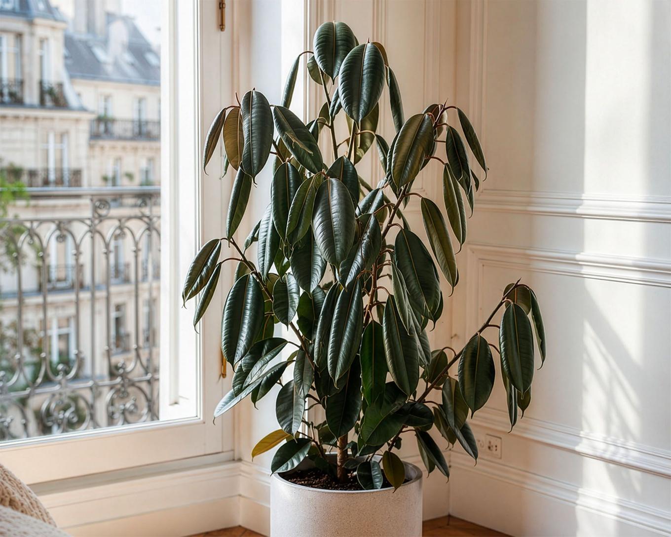 Ficus qui a les feuilles tombantes