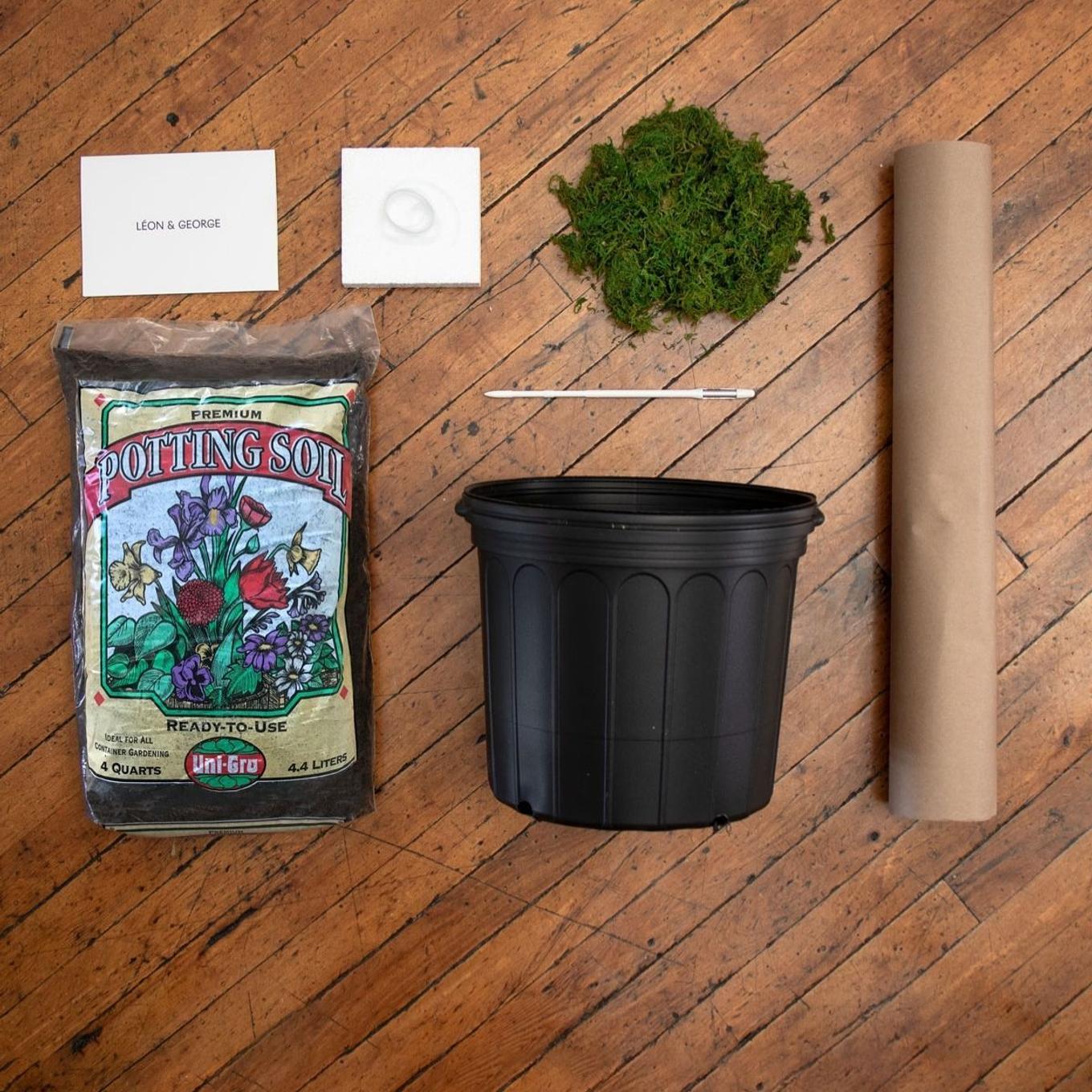 Deluxe Repotting Kit Materials