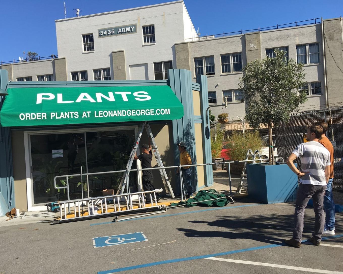 Our first office and shop